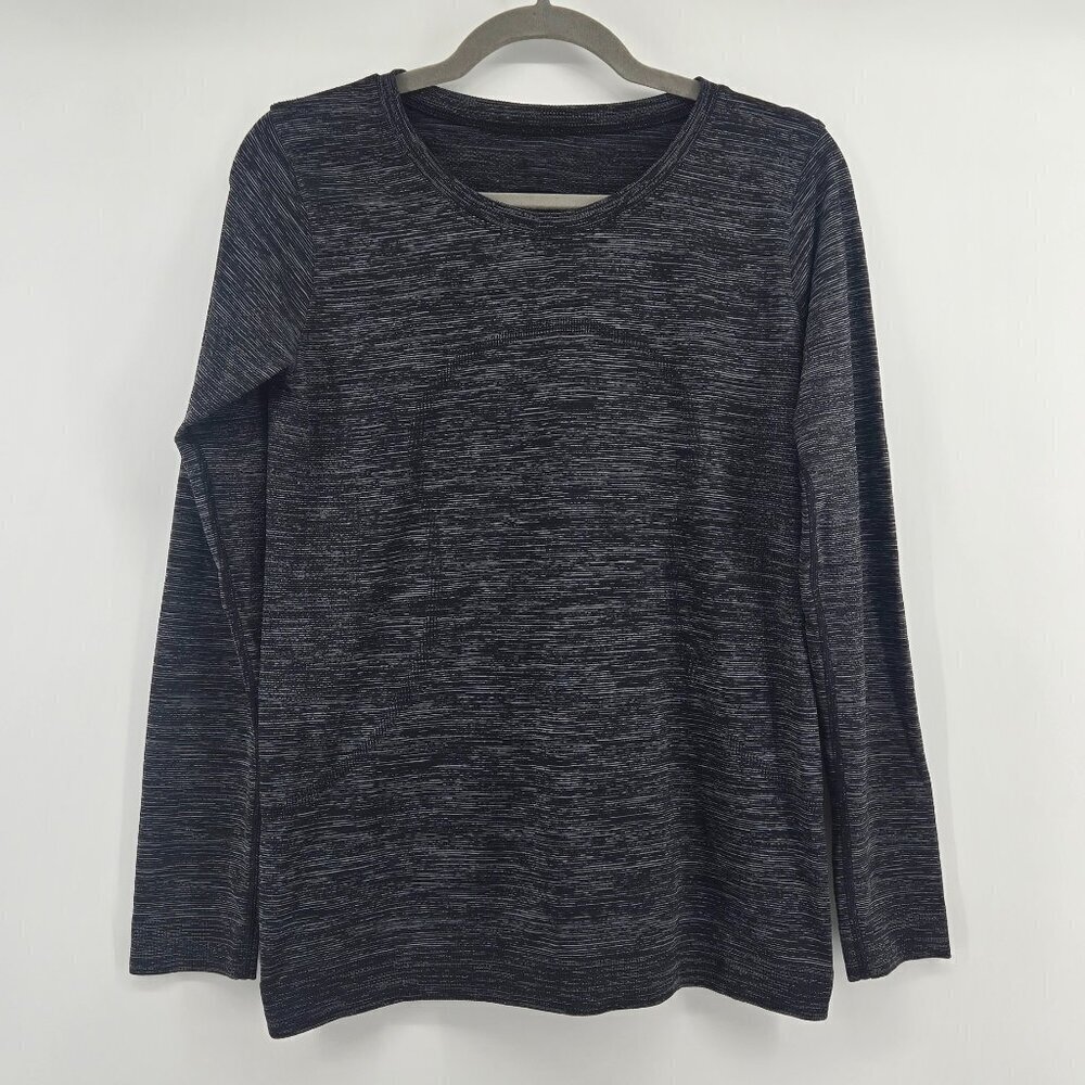 Lululemon Swiftly Relaxed Long-Sleeve Shirt - 8 Wee Are From Space Graphite Grey